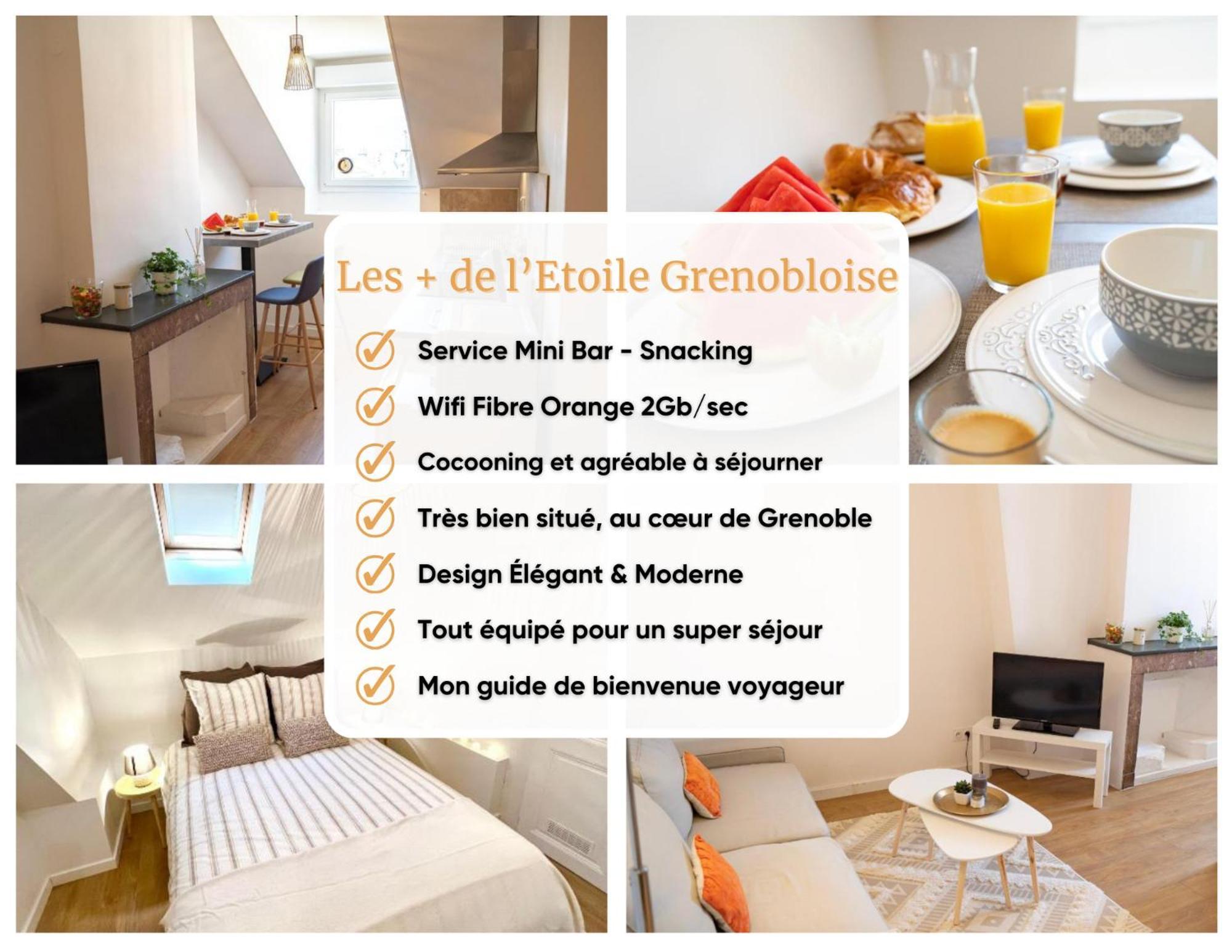 Apartmán L'Etoile Grenobloise Grenoble Exteriér fotografie